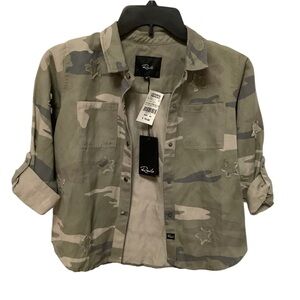 🆕{Rails} Little Margo Sage Camo With Stars